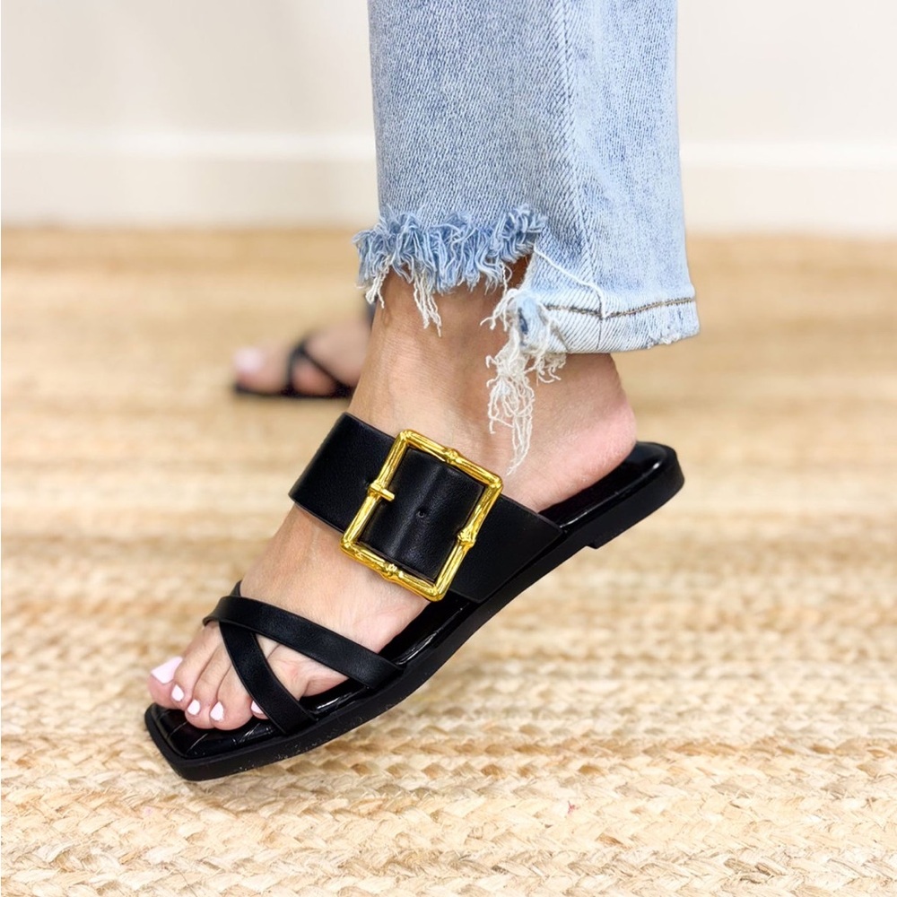 Black sandals